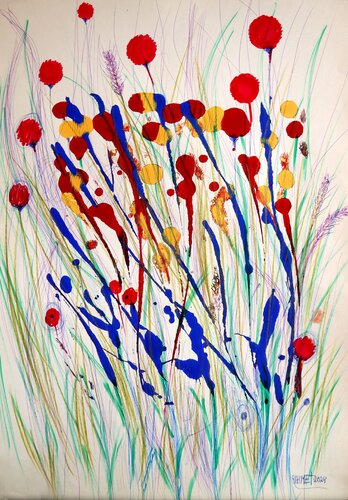 Fantasy with Flowers 167 by Rakhmet Redzhepov, 絵画 for Sale on Singulart