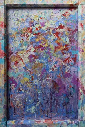 Flowers Joy di Rakhmet Redzhepov, Pittura in vendita su Singulart