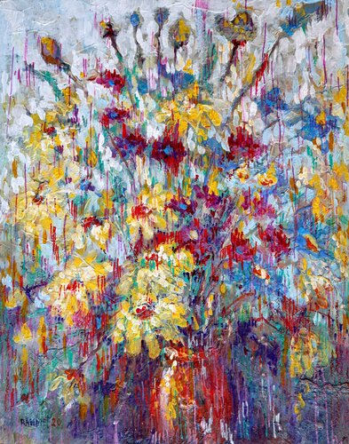 Yellow Flowers di Rakhmet Redzhepov, Pittura in vendita su Singulart