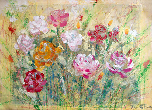 Fantasy with Flowers 172 von Rakhmet Redzhepov, Malerei kaufen auf Singulart