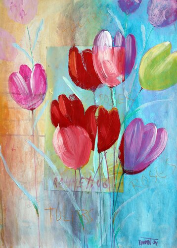 Fantasy with Flowers 181 de Rakhmet Redzhepov, Pintura a la venta en Singulart