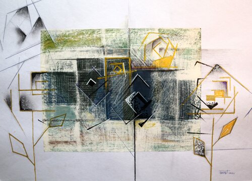 Fantasy with Flowers 194 van Rakhmet Redzhepov, Schilderij te koop op Singulart