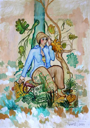 Fantasy with Flowers 213 von Rakhmet Redzhepov, Malerei kaufen auf Singulart