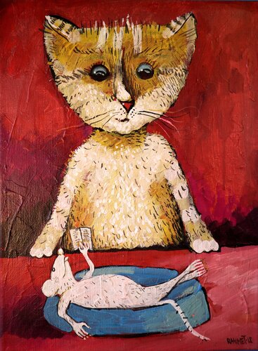 Reading Breakfast von Rakhmet Redzhepov, Malerei kaufen auf Singulart