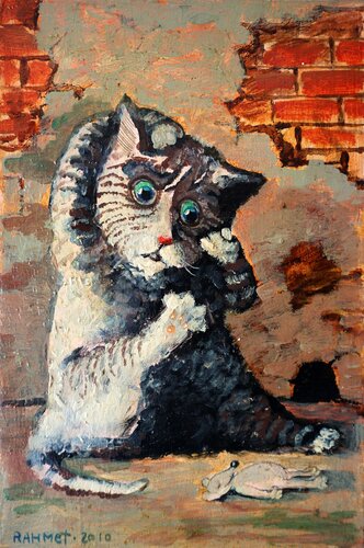 t's Not My Fault di Rakhmet Redzhepov, Pittura in vendita su Singulart
