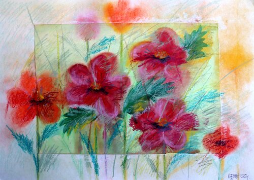 Fantasy with Flowers 215 von Rakhmet Redzhepov, Malerei kaufen auf Singulart