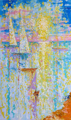 Sun, Sails, Sea von Rakhmet Redzhepov, Malerei kaufen auf Singulart