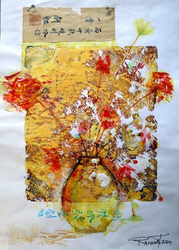 Fantasy with Flowers 216 by Rakhmet Redzhepov, 絵画 for Sale on Singulart