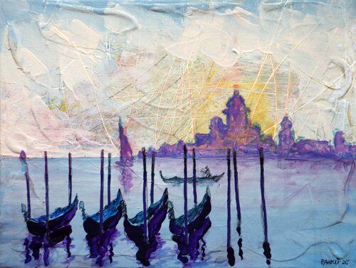 Venice.Evening 4 di Rakhmet Redzhepov, Pittura in vendita su Singulart