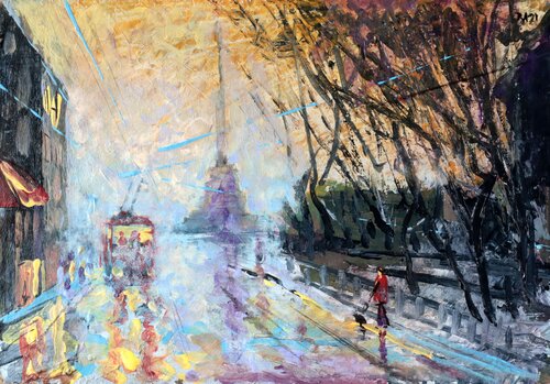 Wet Roads by Rakhmet Redzhepov, Painting for Sale on Singulart