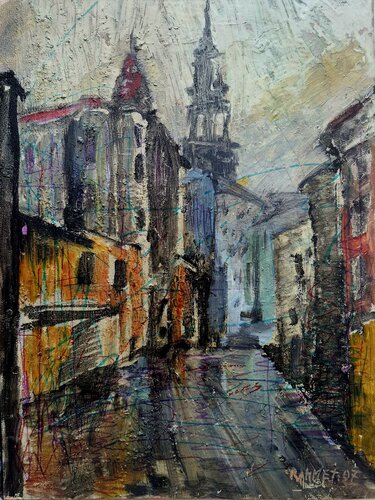 City Fantasy van Rakhmet Redzhepov, Schilderij te koop op Singulart