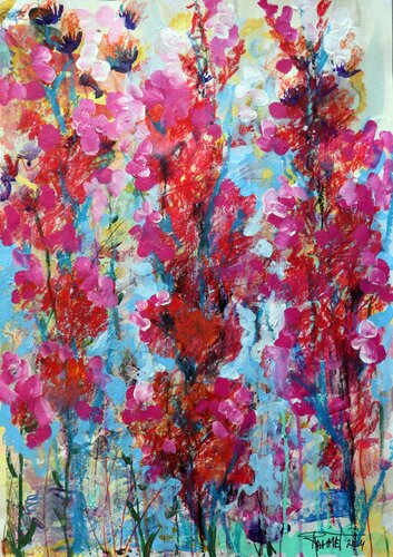 Fantasy with Flowers 217 di Rakhmet Redzhepov, Pittura in vendita su Singulart