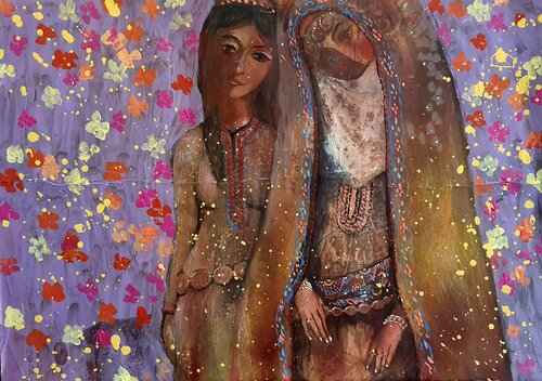 Fantasy with Flowers 219 di Rakhmet Redzhepov, Pittura in vendita su Singulart