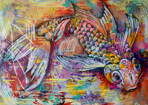 KOI 2 par Rakhmet Redzhepov, Peinture en vente sur Singulart