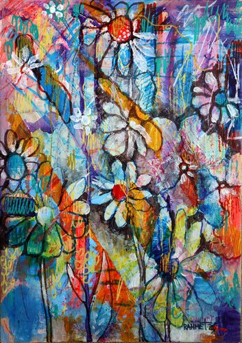 Flowers 16 van Rakhmet Redzhepov, Schilderij te koop op Singulart