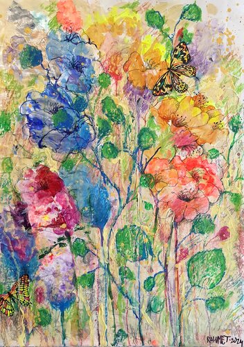 Fantasy with Flowers 222 von Rakhmet Redzhepov, Malerei kaufen auf Singulart