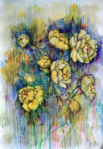 Fantasy with Flowers 225 by Rakhmet Redzhepov, 絵画 for Sale on Singulart
