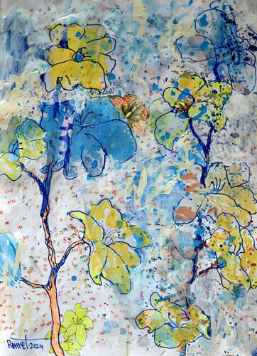 Fantasy with Flowers 226 di Rakhmet Redzhepov, Pittura in vendita su Singulart