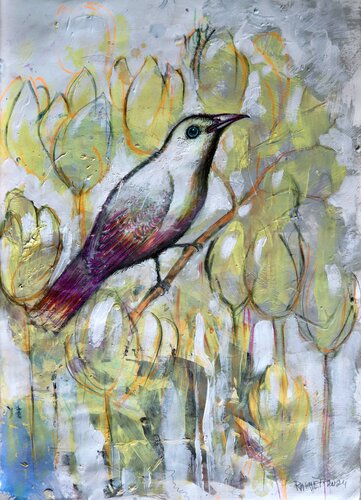 Fantasy with Flowers 227 by Rakhmet Redzhepov, 絵画 for Sale on Singulart