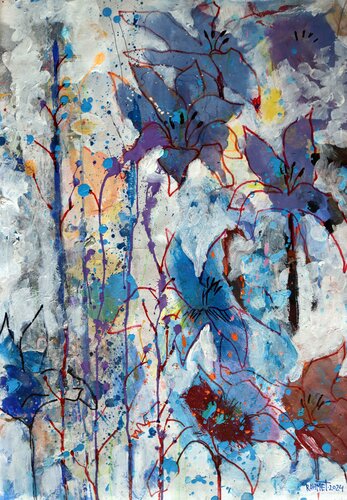 Fantasy with Flowers 228 by Rakhmet Redzhepov, 絵画 for Sale on Singulart