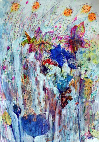 Fantasy with Flowers 229 by Rakhmet Redzhepov, 絵画 for Sale on Singulart