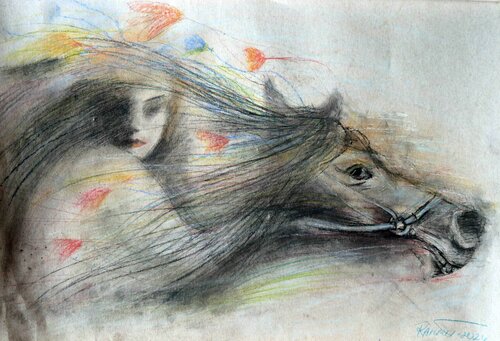 Fantasy with Flowers 231 von Rakhmet Redzhepov, Malerei kaufen auf Singulart