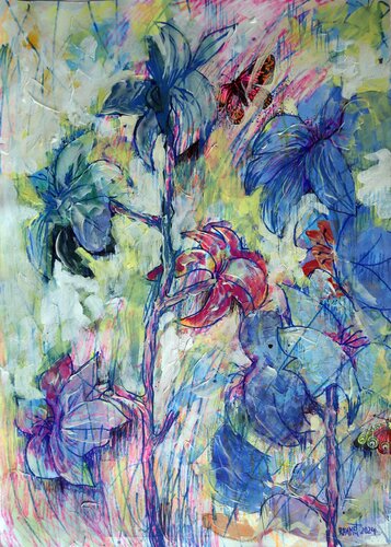 Fantasy with Flowers 232 by Rakhmet Redzhepov, 絵画 for Sale on Singulart