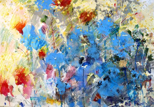 Fantasy with Flowers 238 by Rakhmet Redzhepov, 絵画 for Sale on Singulart