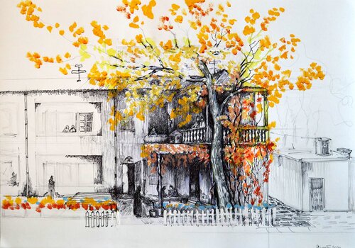 Fantasy with Flowers 244 par Rakhmet Redzhepov, Peinture en vente sur Singulart