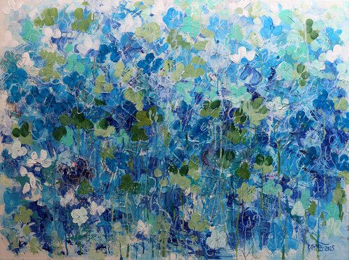 Blue in Paradise van Rakhmet Redzhepov, Schilderij te koop op Singulart