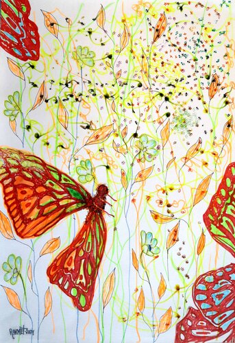 Fantasy with Flowers 247 by Rakhmet Redzhepov, 絵画 for Sale on Singulart