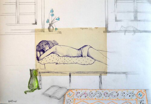 Fantasy with Flowers 248 par Rakhmet Redzhepov, Peinture en vente sur Singulart