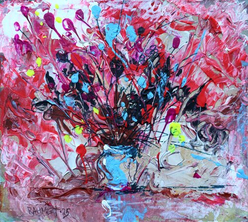 Flowers 20 par Rakhmet Redzhepov, Peinture en vente sur Singulart