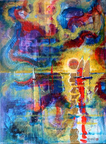 Gold Sail par Rakhmet Redzhepov, Peinture en vente sur Singulart