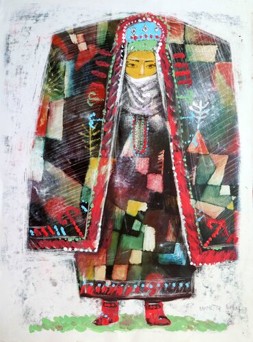 ORIENTAL MOTIVES 3 di Rakhmet Redzhepov, Pittura in vendita su Singulart