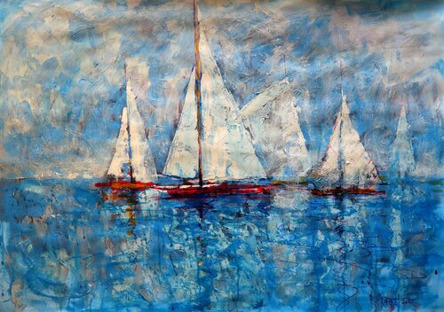 Sun and Sails van Rakhmet Redzhepov, Schilderij te koop op Singulart
