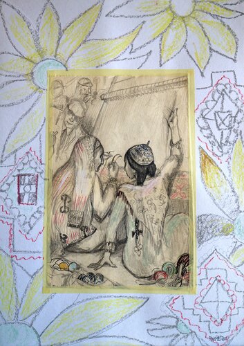 Fantasy with Flowers 262 von Rakhmet Redzhepov, Werk auf Papier kaufen auf Singulart