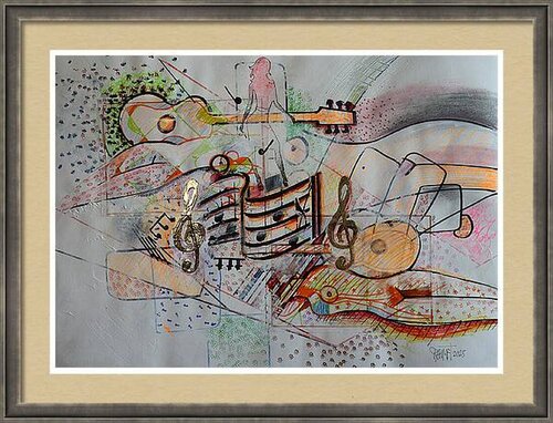 Fantasy with Flowers 283 di Rakhmet Redzhepov, Opera su carta in vendita su Singulart