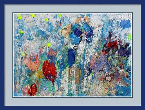 Fantasy with Flowers 290 par Rakhmet Redzhepov, Œuvre sur papier en vente sur Singulart
