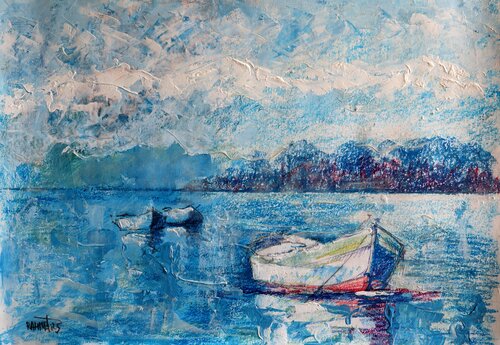 Fantasy with Flowers 291 par Rakhmet Redzhepov, Œuvre sur papier en vente sur Singulart