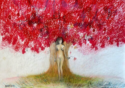 Fantasy with Flowers 292 di Rakhmet Redzhepov, Opera su carta in vendita su Singulart