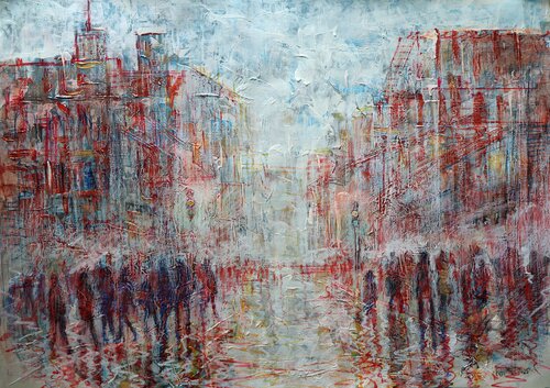 City Walk van Rakhmet Redzhepov, Schilderij te koop op Singulart
