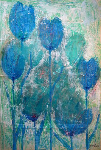 Fantasy with Flowers 300 by Rakhmet Redzhepov, Work on Paper for Sale on Singulart