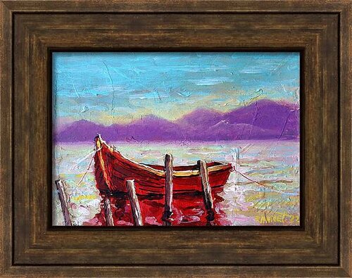 Red Boat von Rakhmet Redzhepov, Malerei kaufen auf Singulart