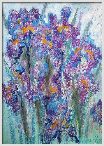 Fantasy with Flowers 308- Mixed, paper, 59x42cm, Unframed par Rakhmet Redzhepov, Œuvre sur papier en vente sur Singulart