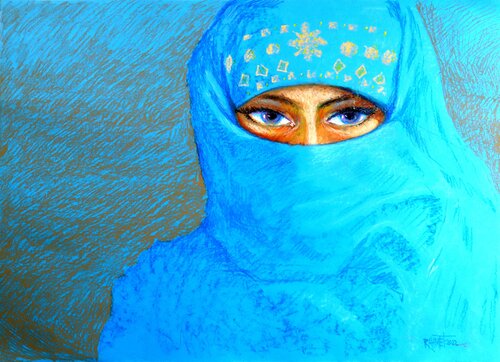 Goddess of the Desert di Rakhmet Redzhepov, Opera su carta in vendita su Singulart