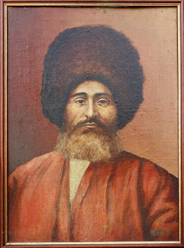 Heritage: Psychological Portrait, 50x35cm di Rakhmet Redzhepov, Pittura in vendita su Singulart