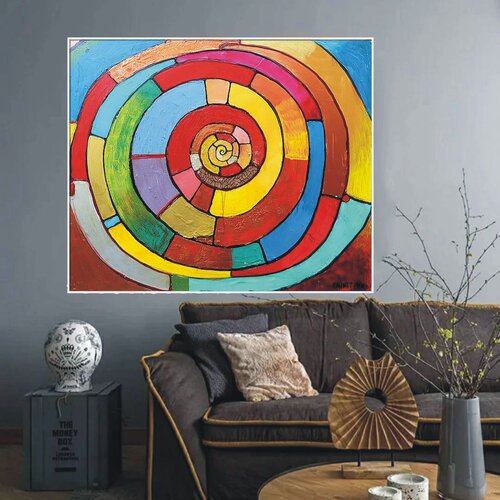 Pre-Fractal: abstract art, canvas, oil, acrylic by Rakhmet Redzhepov, Painting for Sale on Singulart