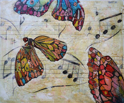 The Sound of Metamorphosis: abstract art, canvas, oil, acrylic by Rakhmet Redzhepov, Painting for Sale on Singulart
