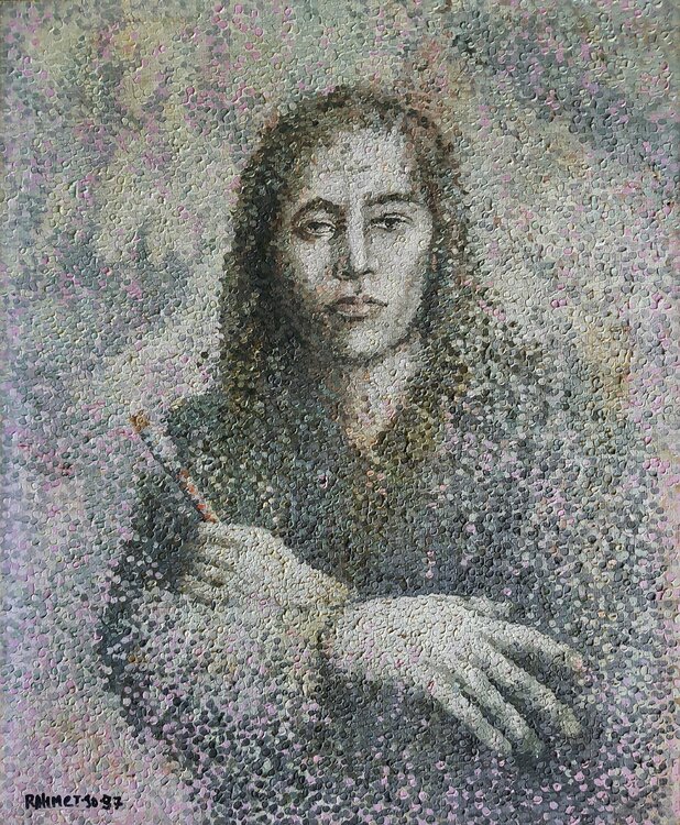 Self-Portrait. Rakhmet Redzhepov